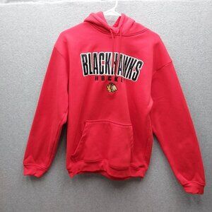 Chicago Blackhawks NHL Official Licensed Red Hoodie Size M